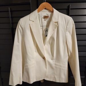 LOFT Cream Women's Blazer